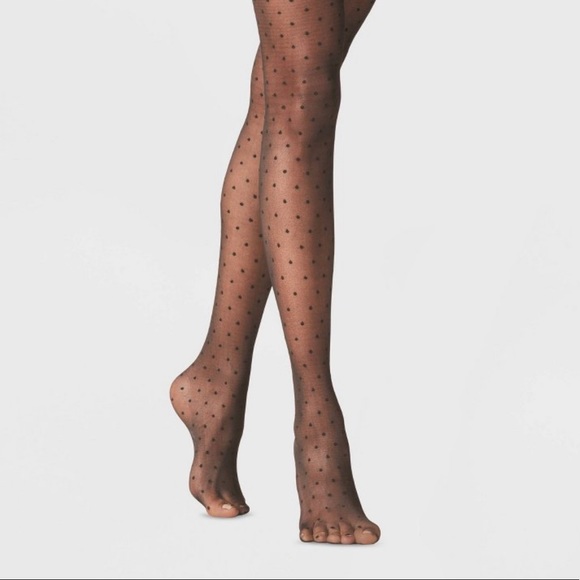 a new day Accessories - 🆕 a new day Sheer Polka Dot Tights